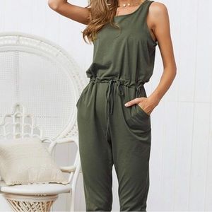 Olive Green Jumpsuit